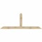 Ekena Millwork Portland Rough Sawn Timber Gable Bracket, Douglas Fir, 108"W x 40"H x 6"D x 6"F, 9/12 Pitch GBW108X40X0606POR00RDF - alternate 1